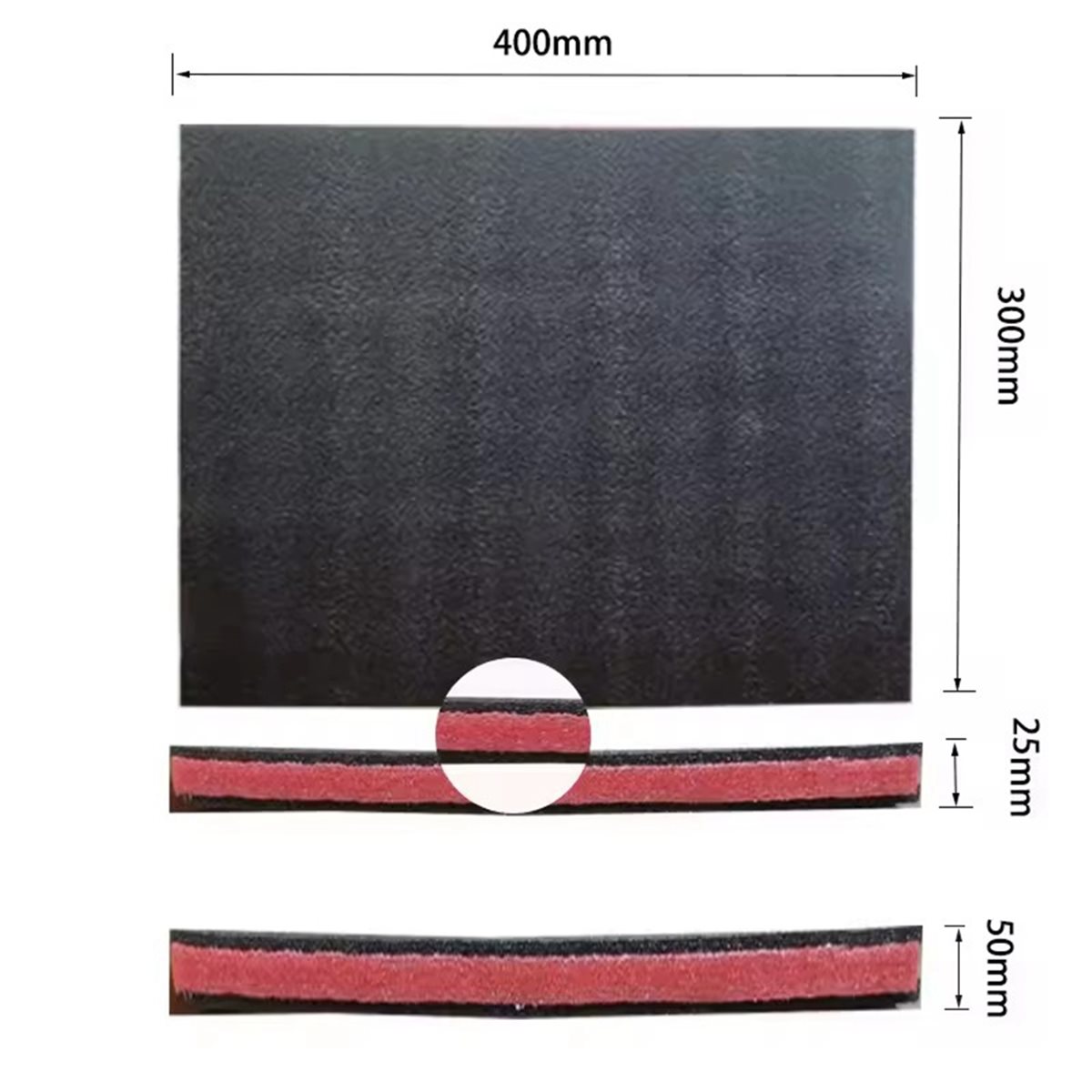 Polyurethane Foam Sheet - Mousse pour boîte à outils A24I,
