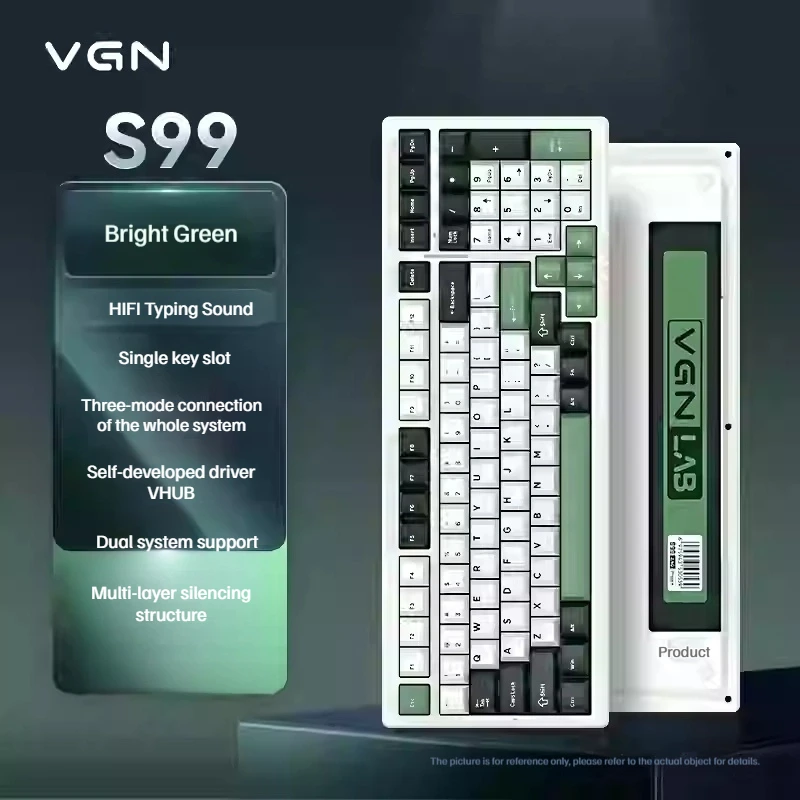 Gaming Keyboard Non Mechanical - Clavier mécanique sans fil Vgn S99