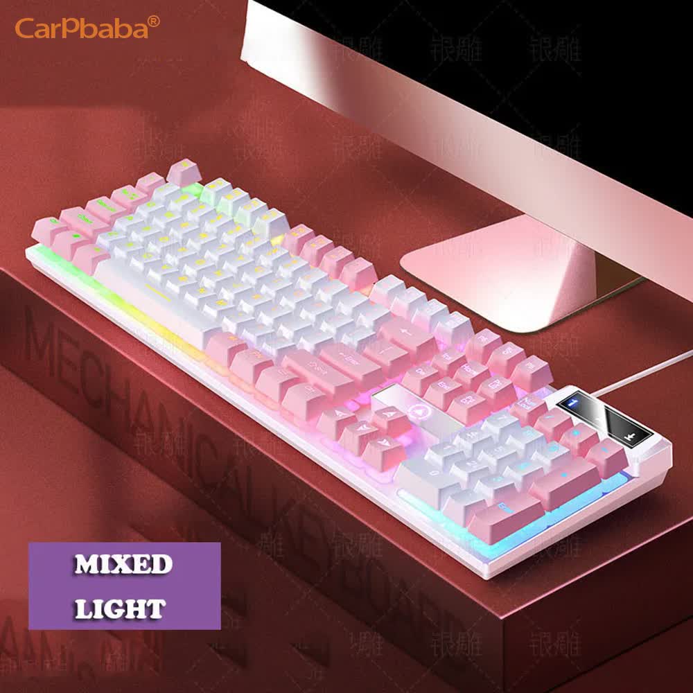 Gaming Keyboard Budget - Carpbaba K500 104 touches USB clavier
