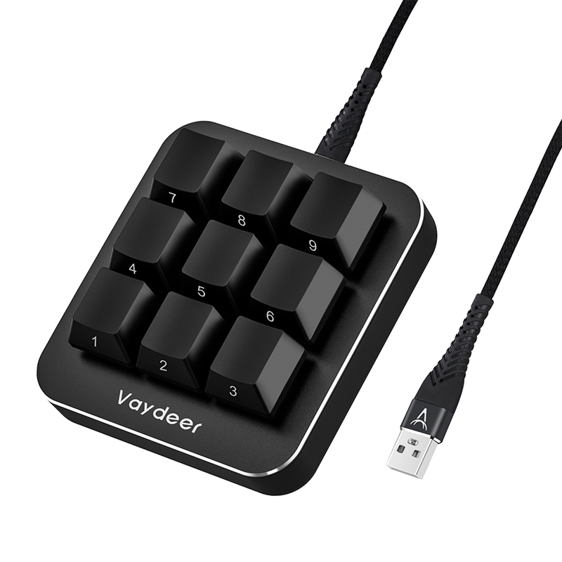Gaming Keyboard Brand - Clavier multifonctionnel avec 9 touches entièrement