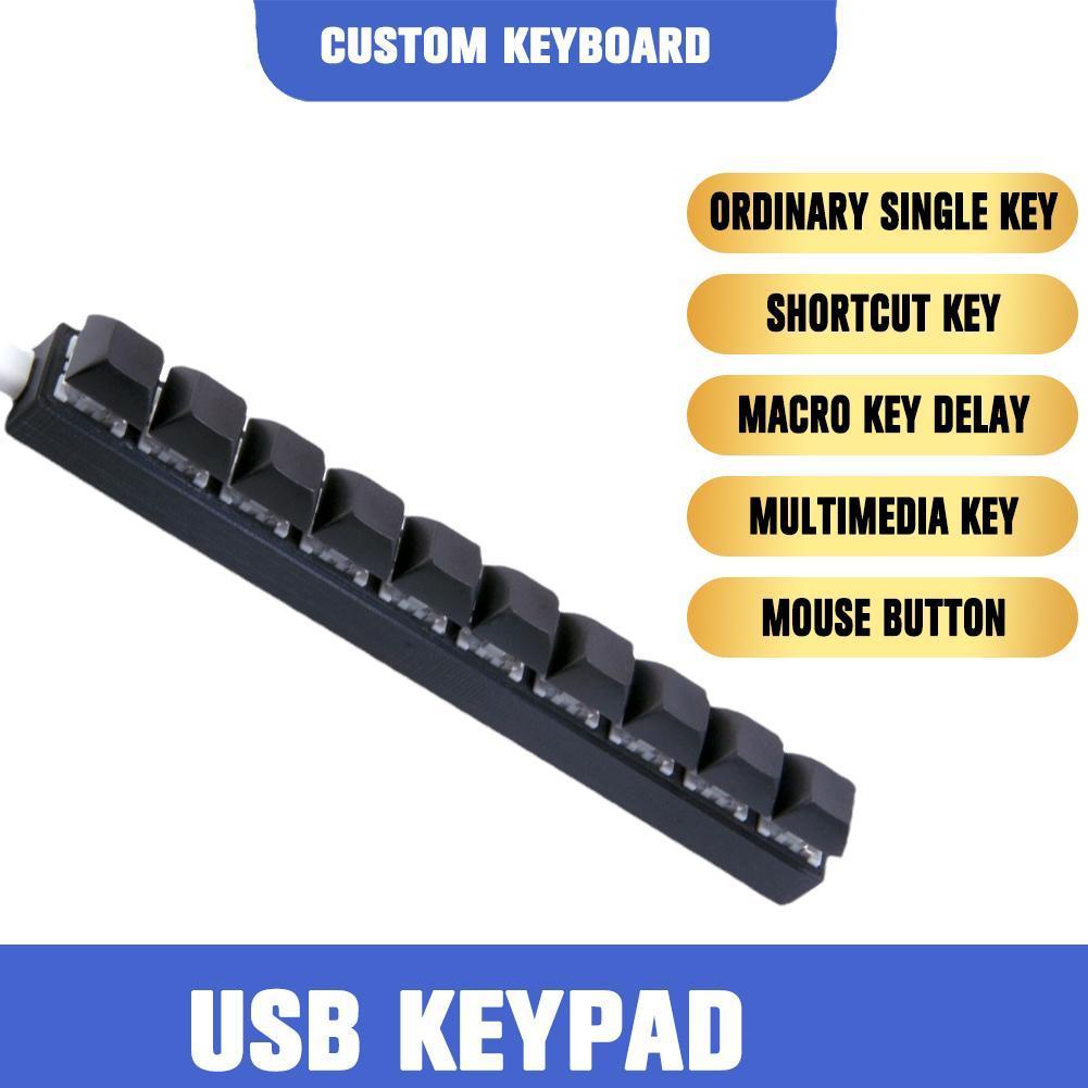 Gaming Keyboard Budget - Personnalisé Mini USB filaire 10 touches