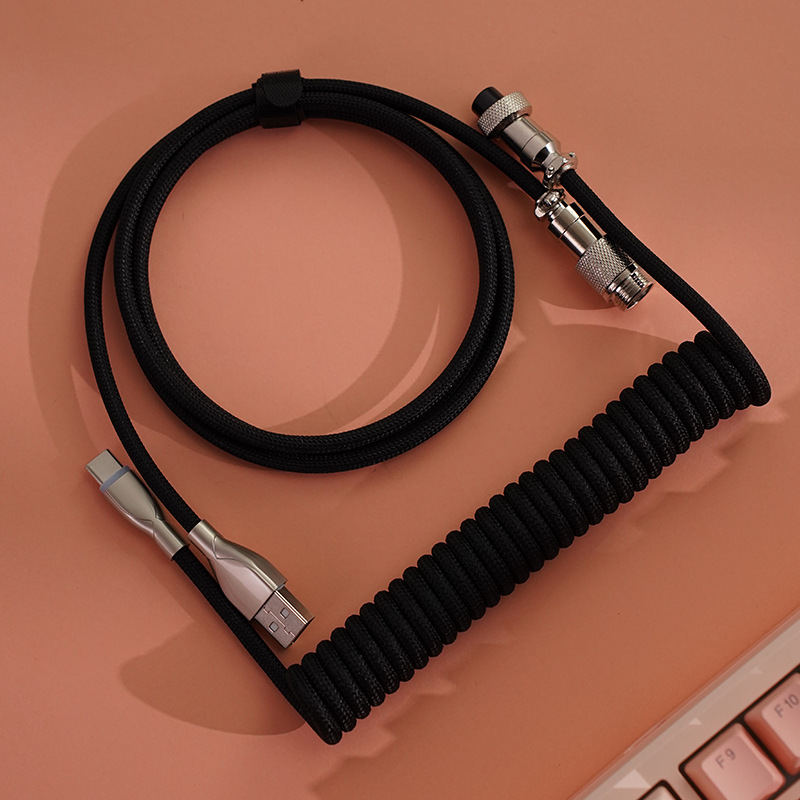Gaming Keyboard Brand - Câble USB Type C Aviator enroulable