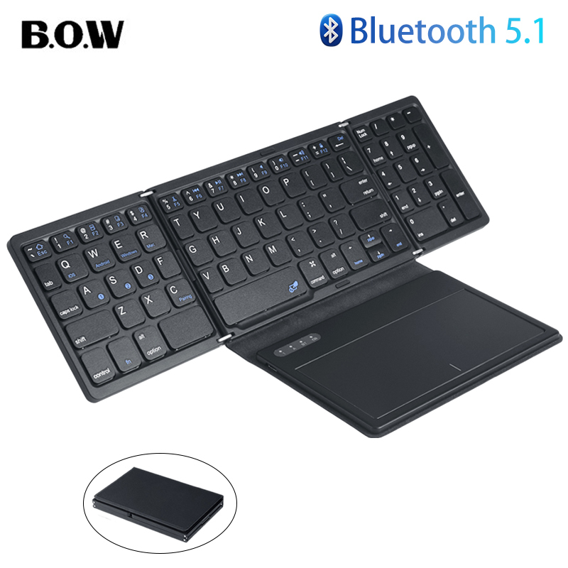 Gaming Keyboard Budget - Clavier Bluetooth pliable BOW avec pavé