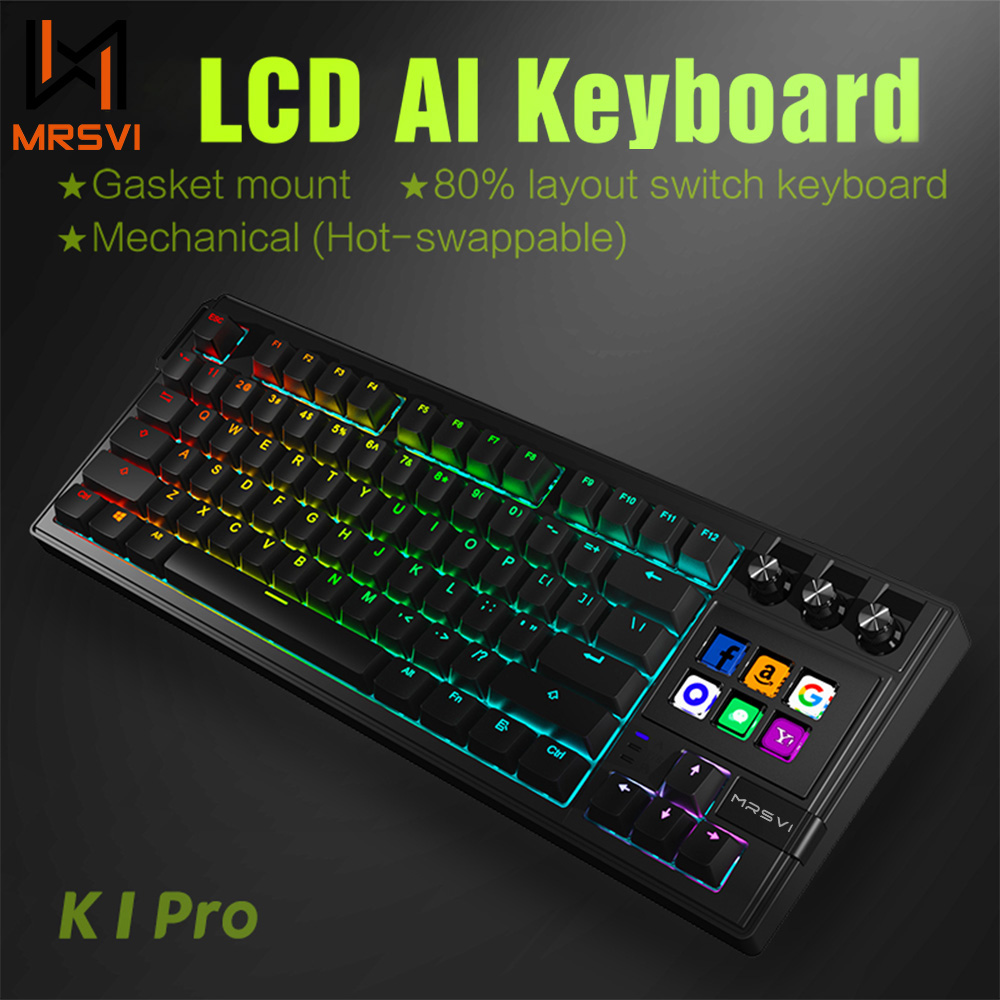 Gaming Keyboard Corsair - MRSVI K1 PRO visuel LCD AI