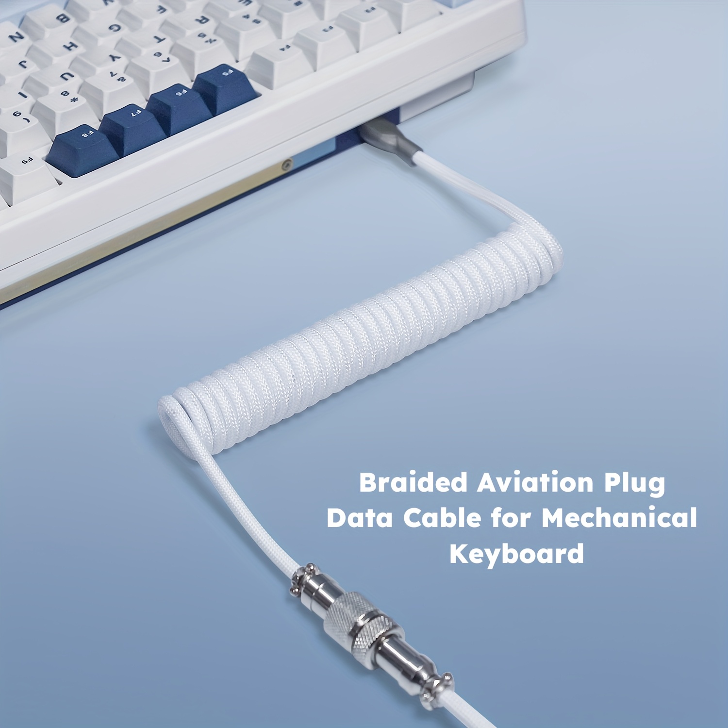 Gaming Keyboard Types - Câble enroulé pour clavier mécanique, Type