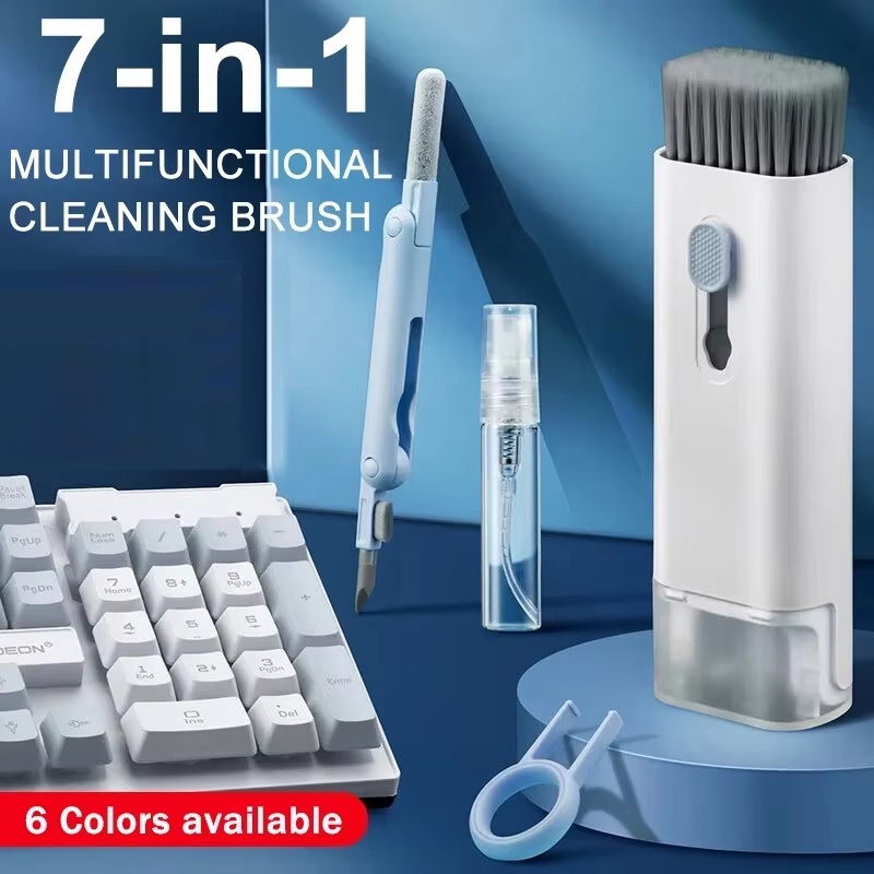 Keycap Puller Ring - Kit de nettoyage 7-en-1 pour clavier,