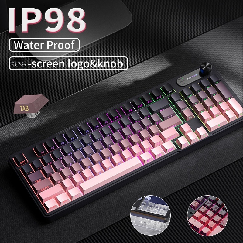 Gaming Keyboard Ip98 - RVB IP98 teclado clavier à membrane