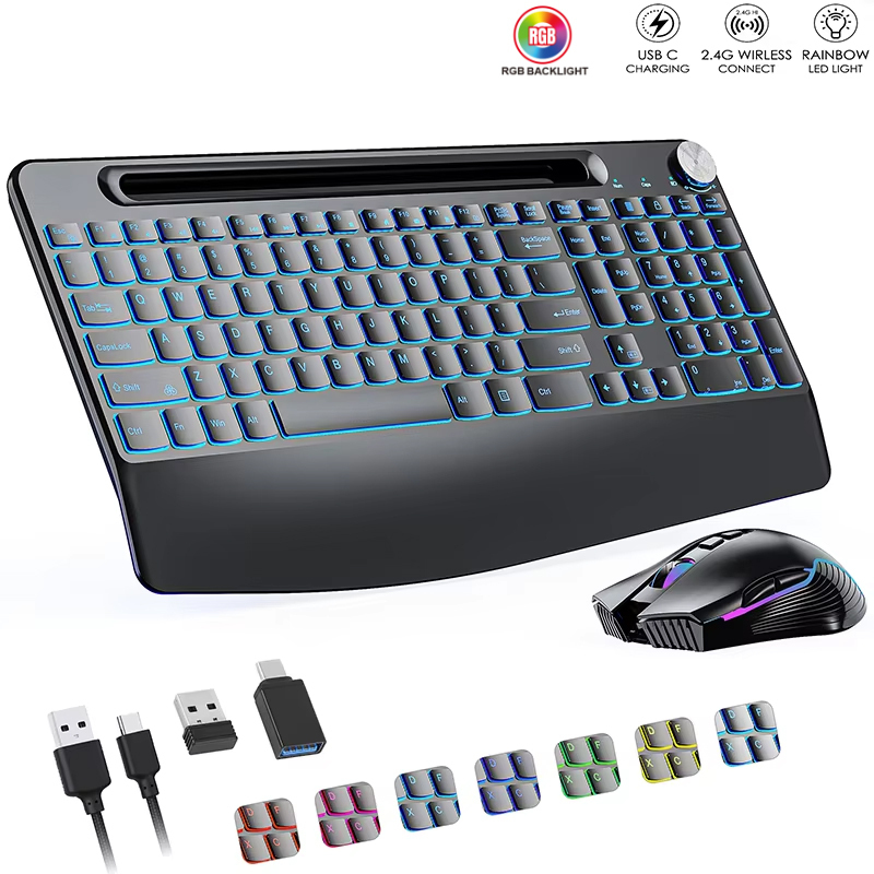 Clavier et souris sans fil 2.4 - Gaming Keyboard Types avis et prix