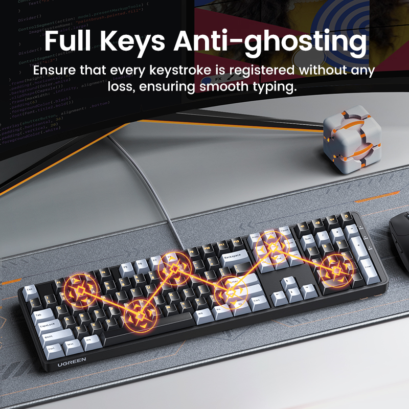 UGREEN-Clavier mécanique filai - Gaming Keyboard Corsair avis et prix