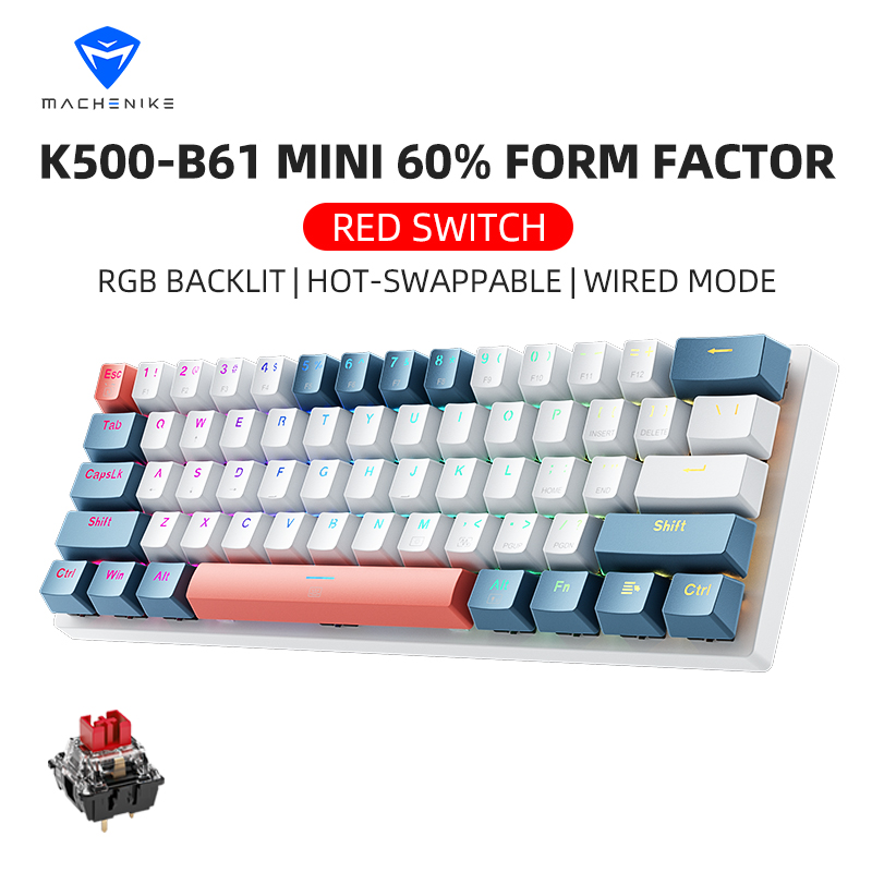 K500-B61 Machenike Mini clavie - Gaming Keyboard Hot Swappable avis et prix