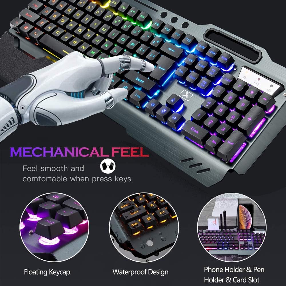 Clavier et souris de jeu sans  - Gaming Keyboard Ergonomic avis et prix