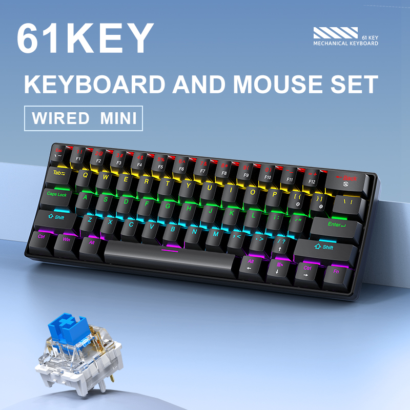 APAYADO K61 Mini clavier mécan - Gaming Keyboard Hot Swappable avis et prix
