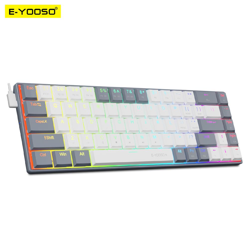 E-YOOSO A68 RGB Mini Mince USB - Gaming Keyboard Budget avis et prix