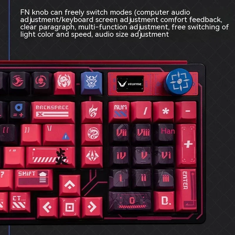 VALKYRIE-Clavier de jeu mécani - Gaming Keyboard Hot Swappable avis et prix