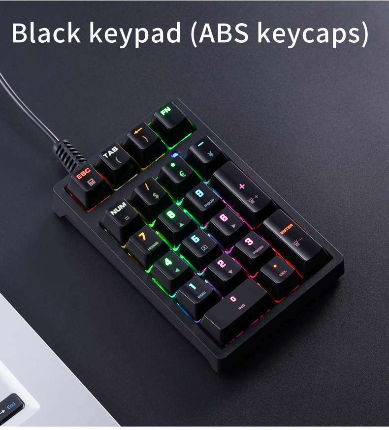 Clavier numérique T21 Mini ave - Gaming Keyboard Blue Switches avis et prix