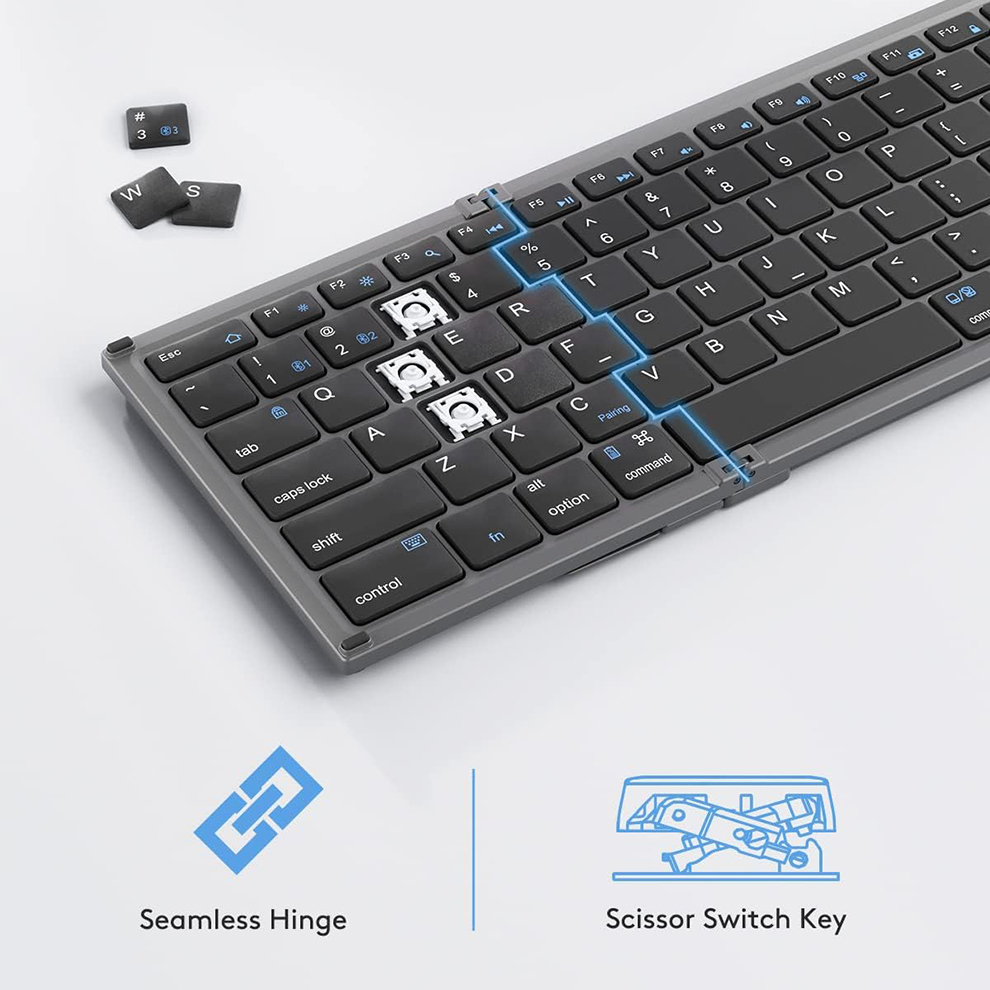 Clavier Bluetooth pliable avec - Gaming Keyboard Budget avis et prix
