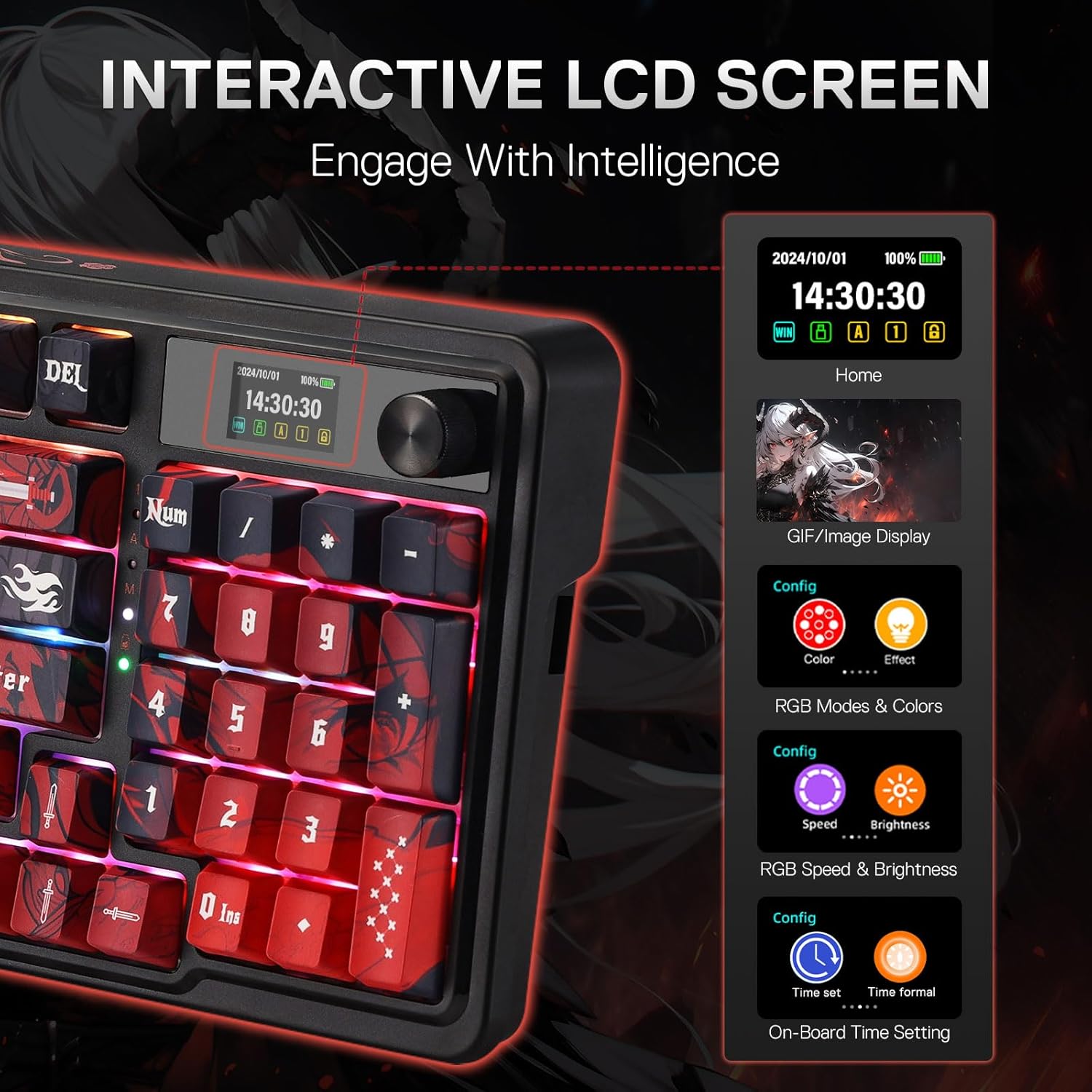 Clavier de jeu à joint sans fi - Gaming Keyboard Blue Switches avis et prix