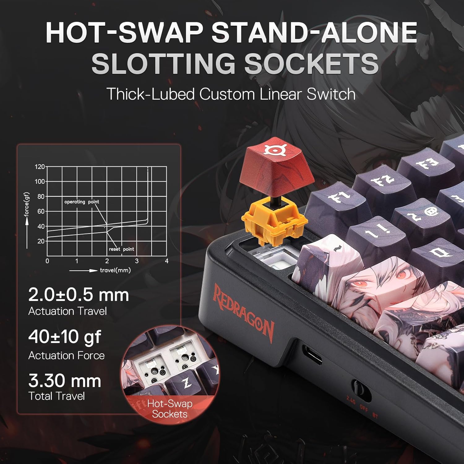 Clavier de jeu à joint sans fi - Gaming Keyboard Blue Switches avis et prix
