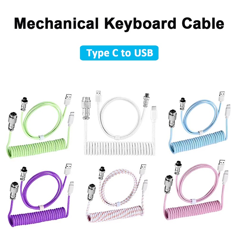 Câble enroulé pour clavier méc - Gaming Keyboard Types avis et prix