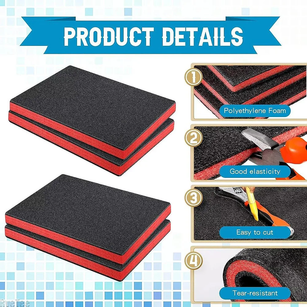 Boîte à outils 4 pièces, Inser - Polyurethane Foam Sheet avis et prix