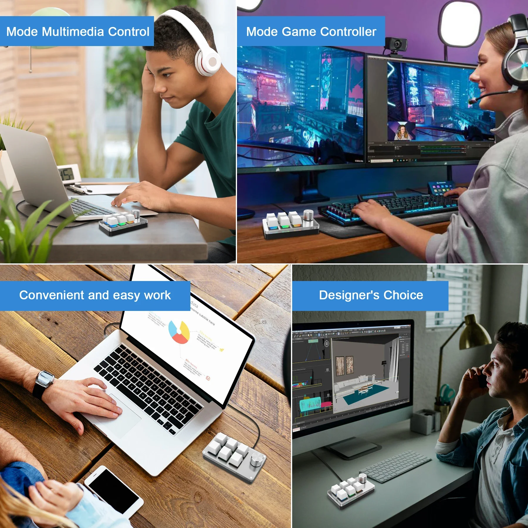 Clavier mini filaire personnal - Gaming Keyboard Hot Swappable avis et prix