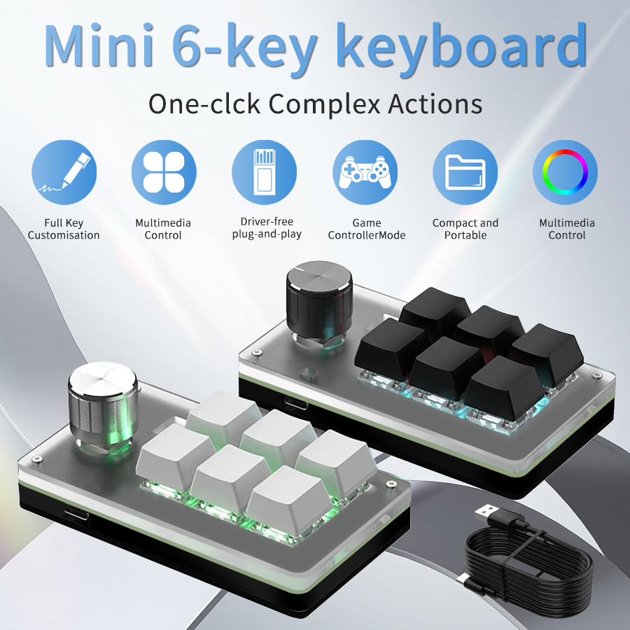 Clavier mini filaire personnal - Gaming Keyboard Hot Swappable avis et prix
