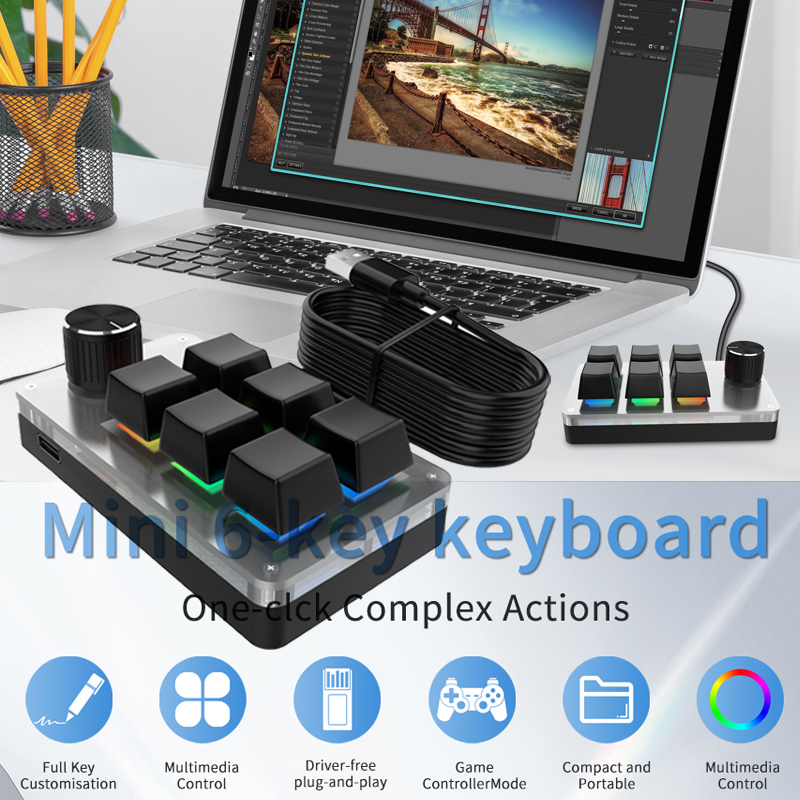 Clavier mini filaire personnal - Gaming Keyboard Hot Swappable avis et prix