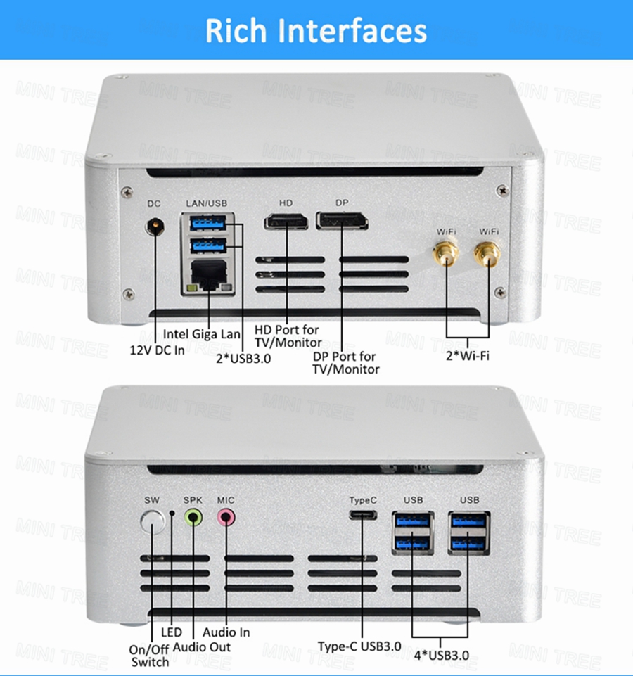 Mini PC Cube Win11 13e générat - Intel Cpu Core I7 avis et prix