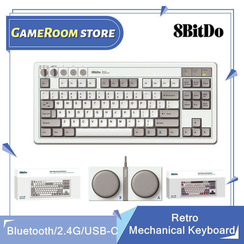 8Bitdo Clavier mécanique rétro - Gaming Keyboard Hot Swappable avis et prix