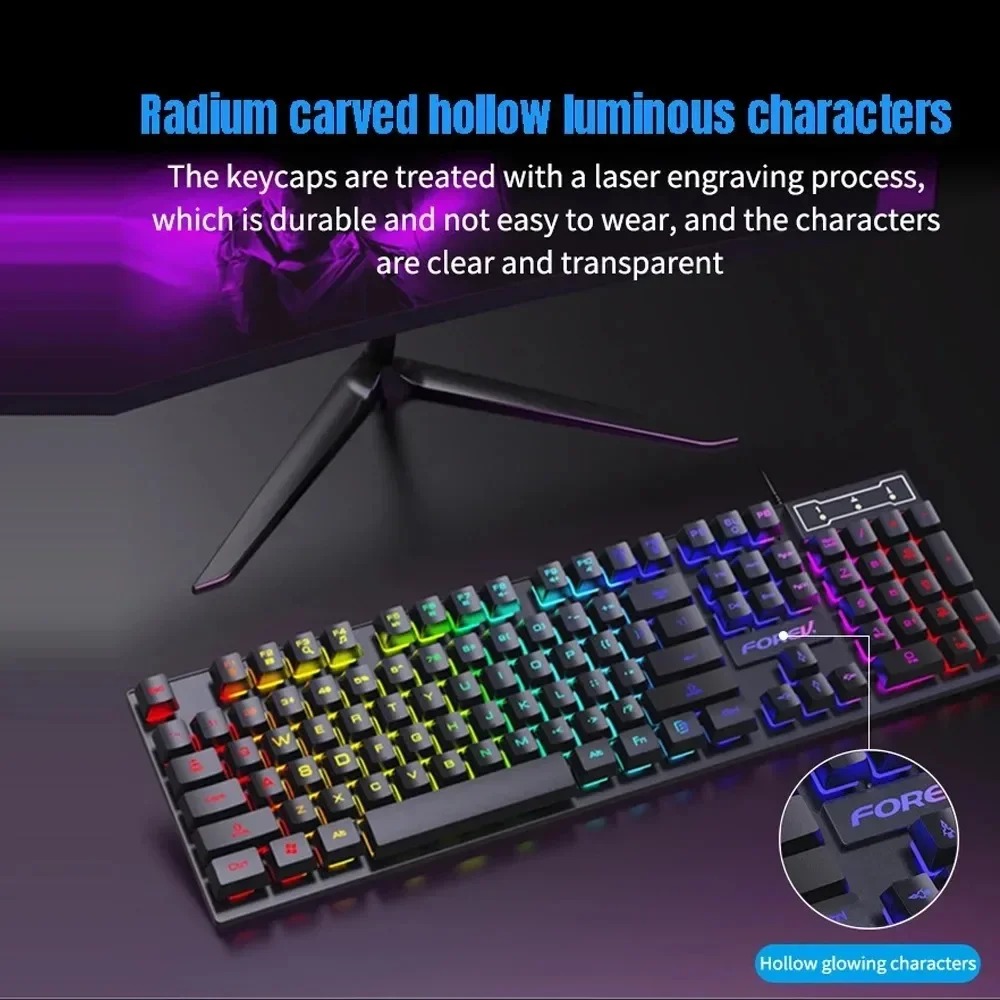 Kebidumei – clavier mécanique  - Keyboard Mouse Bundle Gaming avis et prix