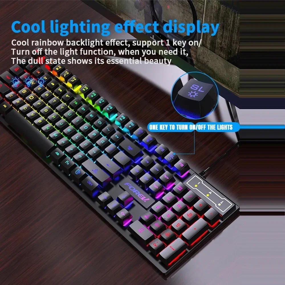 Kebidumei – clavier mécanique  - Keyboard Mouse Bundle Gaming avis et prix