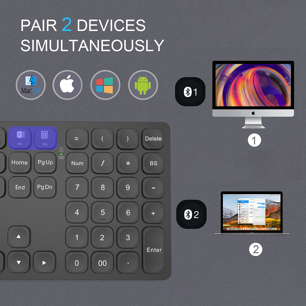 BOW double clavier numérique B - Gaming Keyboard Budget avis et prix