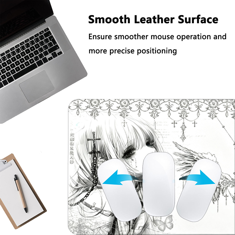 Tapis de souris en cuir noir e - Gaming Keyboard Mouse avis et prix
