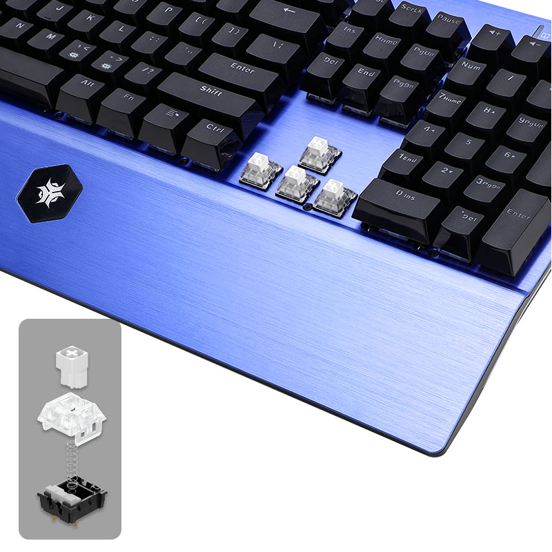 HEXGEARS GK739 clavier de conc - Gaming Keyboard Blue Switches avis et prix