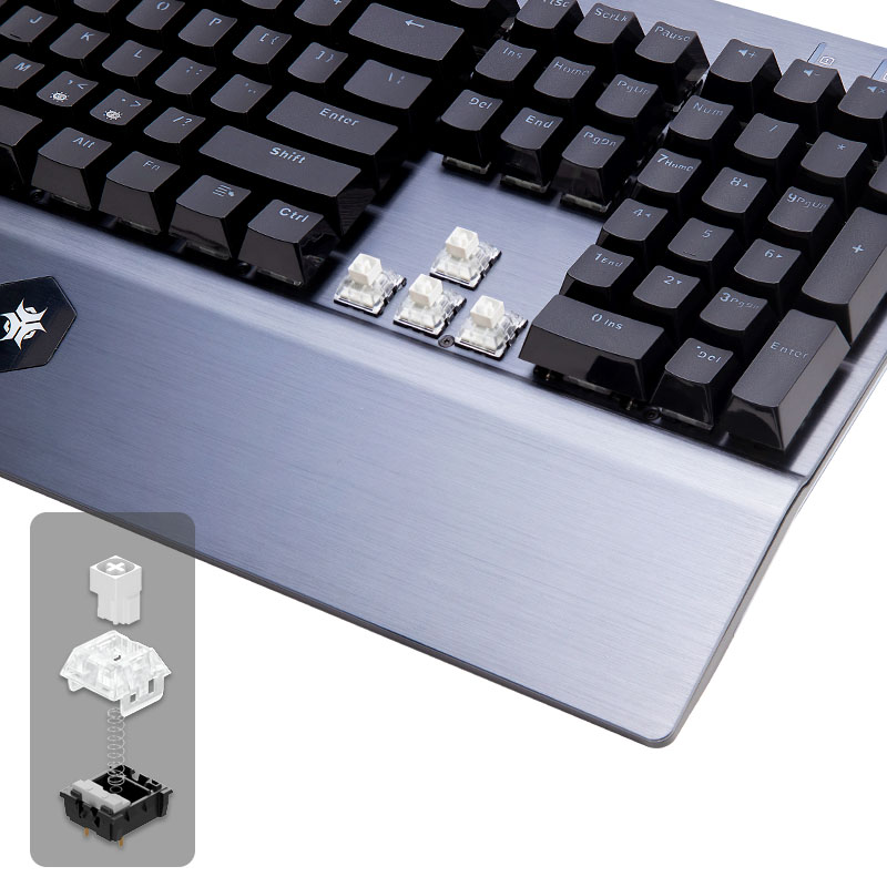 HEXGEARS GK739 clavier de conc - Gaming Keyboard Blue Switches avis et prix