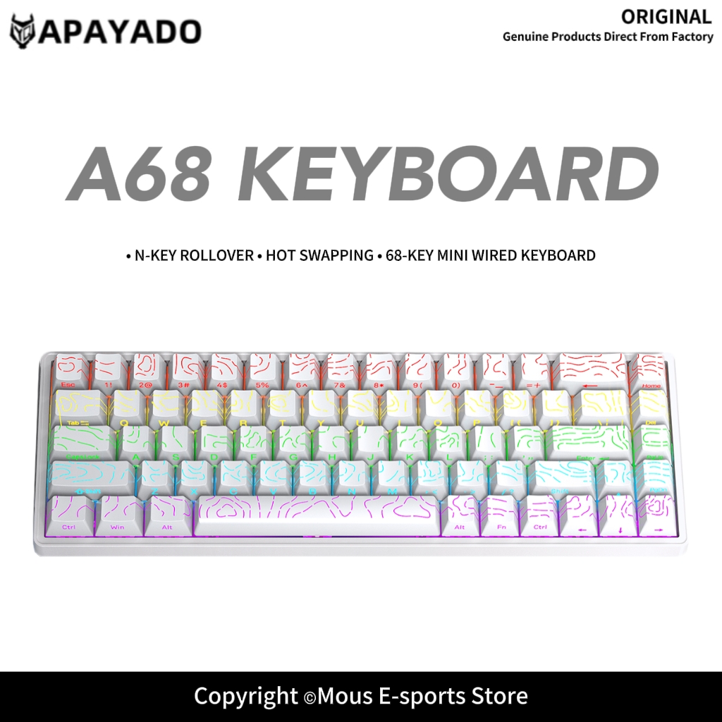 Clavier mécanique filaire APAY - Gaming Keyboard Budget avis et prix