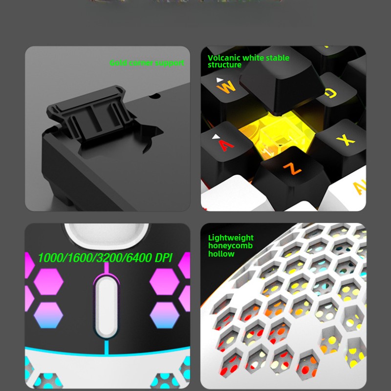 Ensembles clavier et souris 60 - Keyboard Mouse Bundle Gaming avis et prix