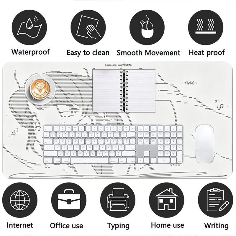 Tapis de souris en cuir, 1 piè - Gaming Keyboard Mouse avis et prix